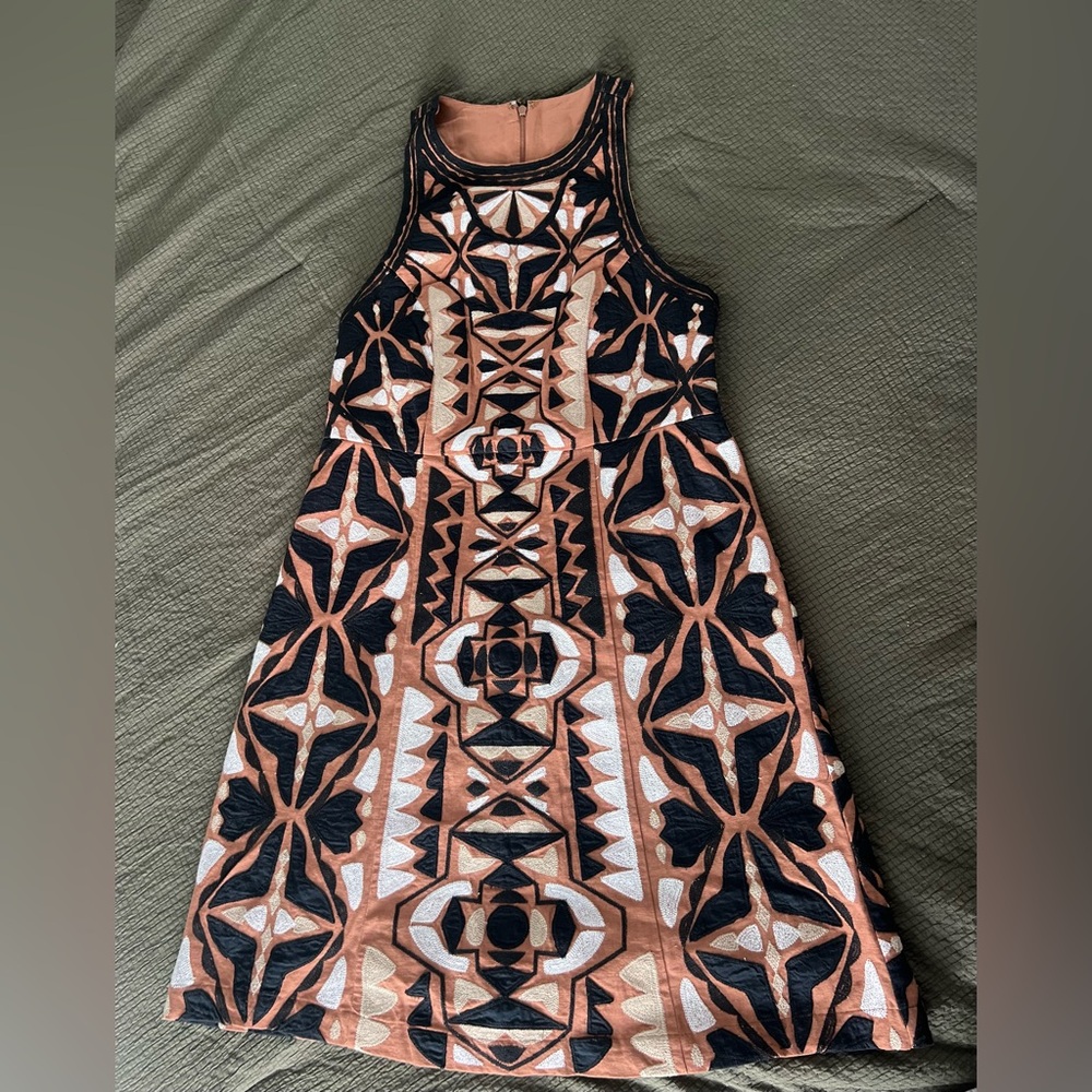 NWT Anthropologie Embroidered Dress size 4